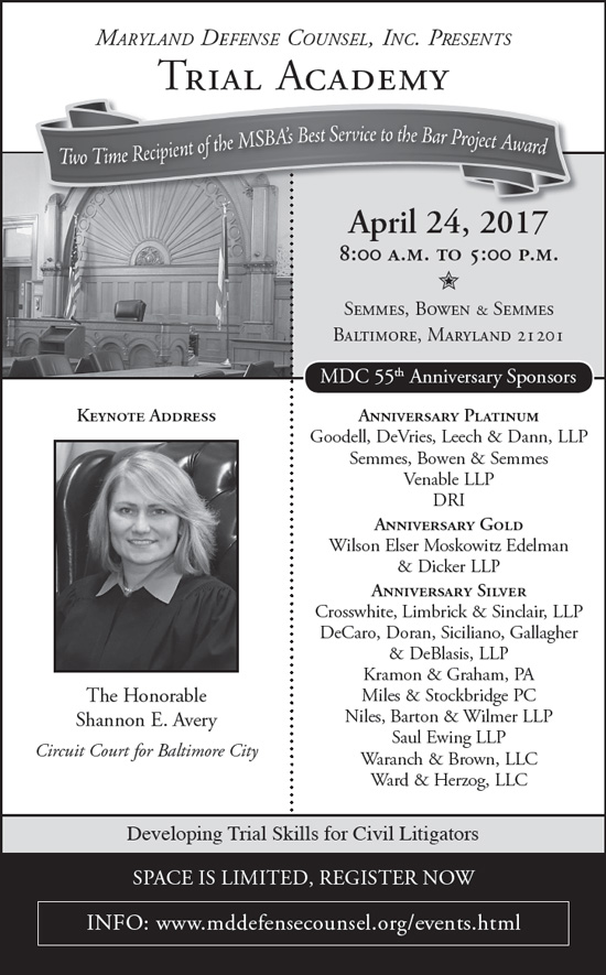 MDC Trial Academy, April 24, 2017