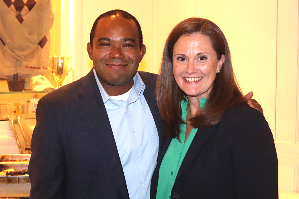 Chris Jeffries and Amy Askew
