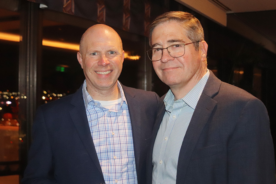 Peter Sheehan and Dwight Stone