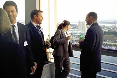 Legislative Co-Chair Chris Boucher (center) with other MDC members admiring the view.